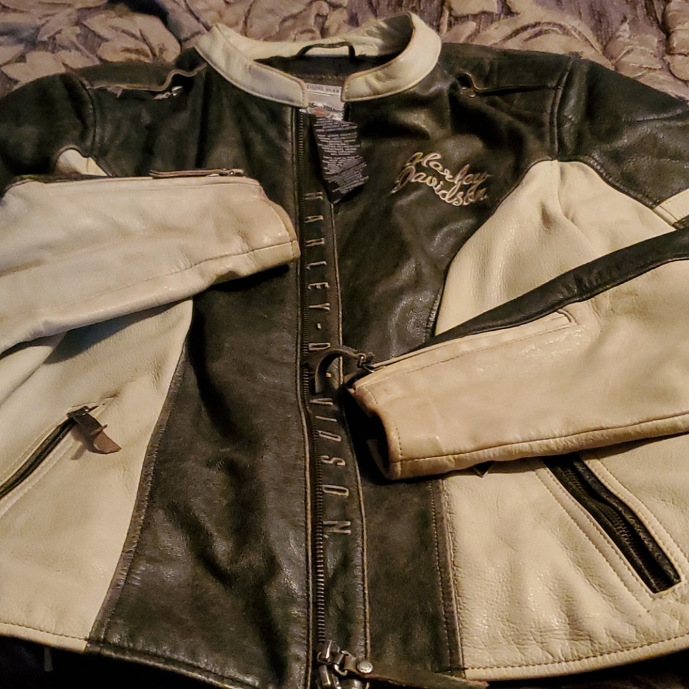 Harley Davidson Leather Riding Coat